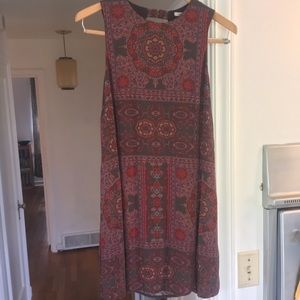 Ecote Open Back Pattern Dress S